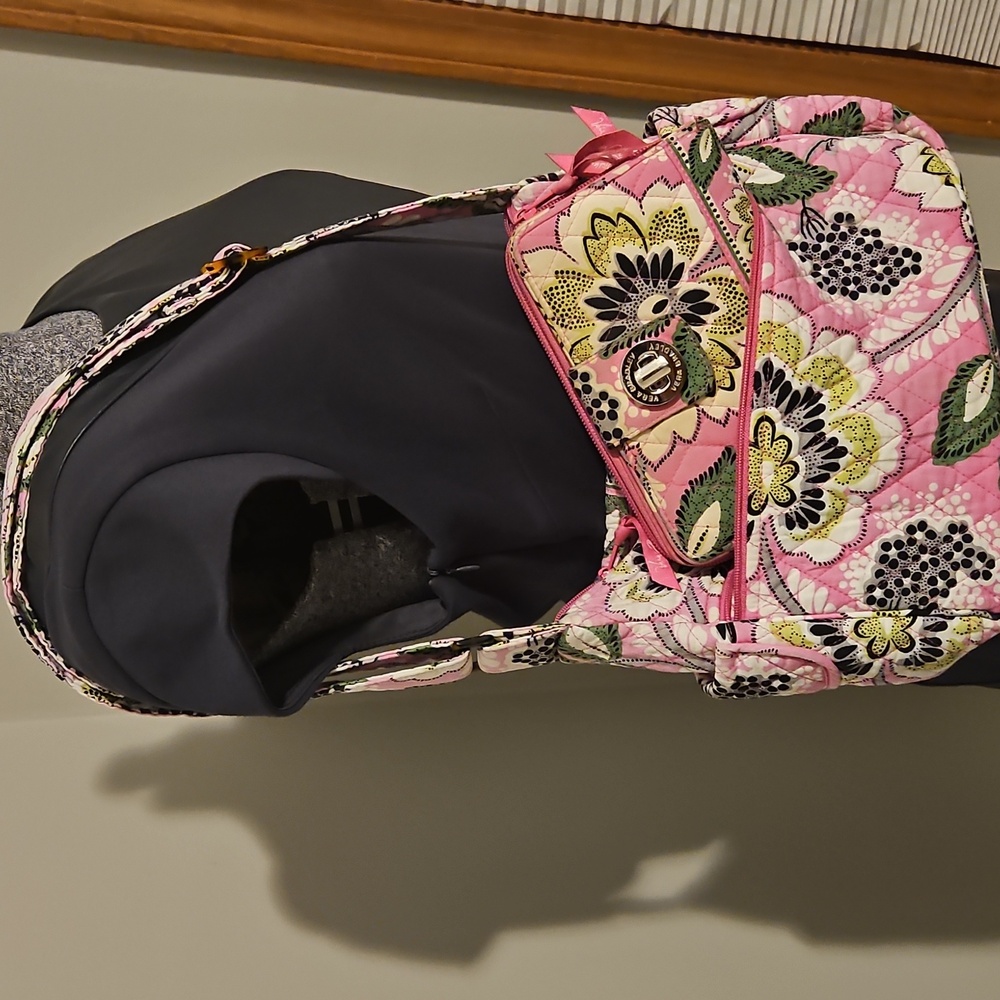 Vera Bradley Priscilla Pink matching bag and wallet - Picture 2 of 14